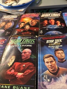 Collectible Paperback Book Set - Multi-Color Star Trek the Next Generation